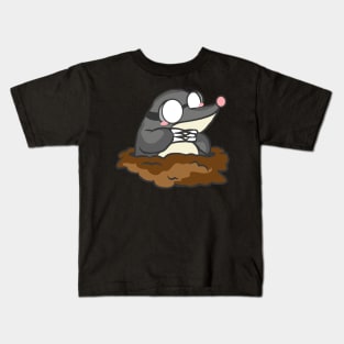 Mole Gardener Animal Funny Garden Gift Cool Kids T-Shirt